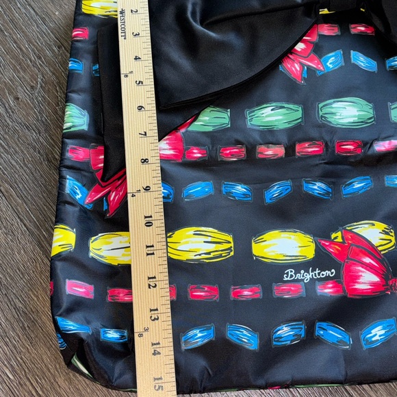 Brighton "Take a Beau" large tote bag with a black bow like new - Picture 4 of 7